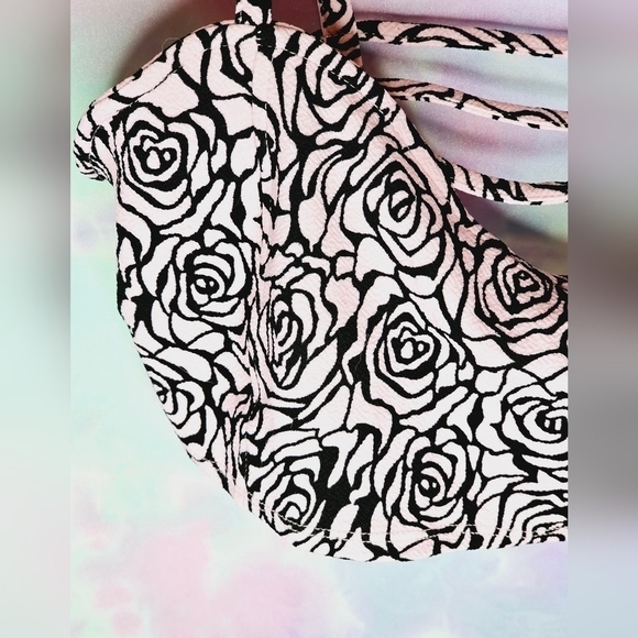 UK2LA Pink Rose Crop Top Tank Top Size Large - Picture 3 of 7